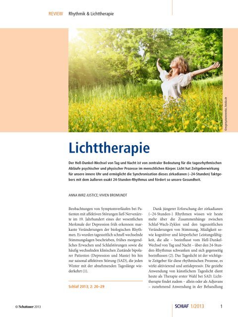 Lichttherapie