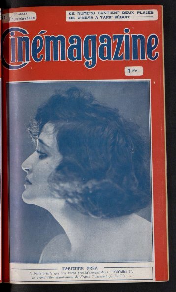 Cinémagazine 1922 n°44, 03/11/1922 - Ciné-ressources