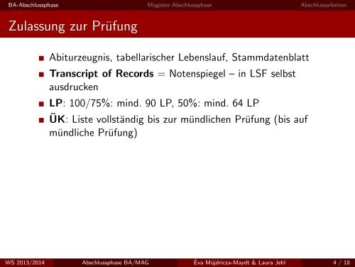 Folien - Institut für Computerlinguistik