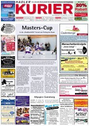 Masters-Cup - CNV-Kuriere