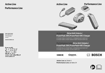 Drive Unit Aktiv und Performance Line downloaden - Ibex