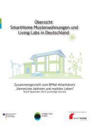 Smart Home Musterwohnungen und LivingLabs - Connected Living ...