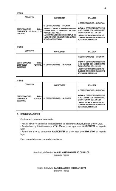 DEPARTAMENTO DE BUCEO Y SALVAMENTO ACTA No. 001 QU