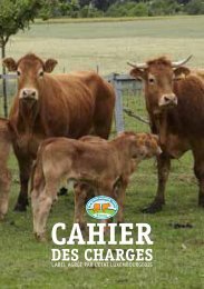 CAHIER - Convis Herdbuch Service Elevage et Génétique