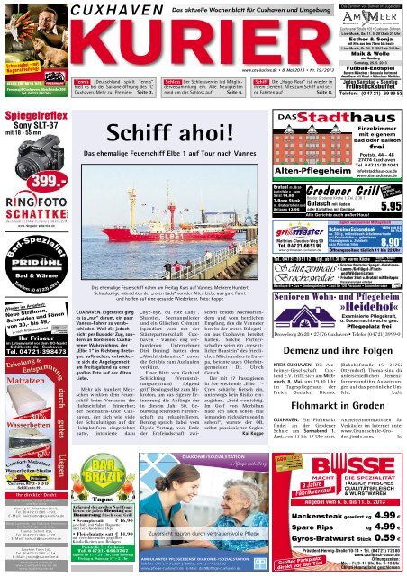 Schiff ahoi! - CNV-Kuriere