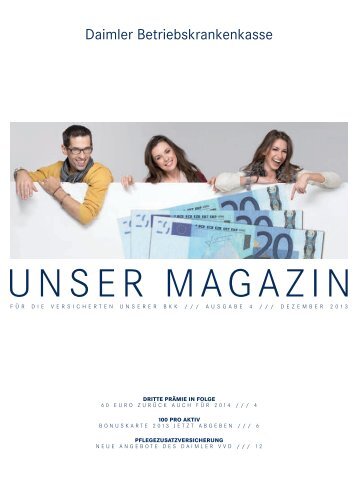 Unsere aktuelle Ausgabe finden sie hier. - Daimler BKK