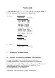 PROTOKOLL (auch als PDF) - Gemeinde Dammbach