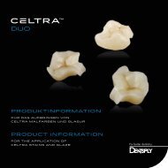 Produktinformation Celtra Glasurbrand DE / EN ... - DeguDent GmbH