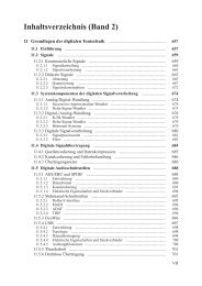 Inhaltsverzeichnis (Band 2) - Walter de Gruyter