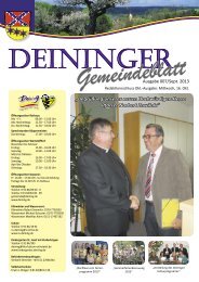 Gemeinde - Deining