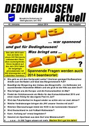 Ausgabe 459 - Dedinghausen