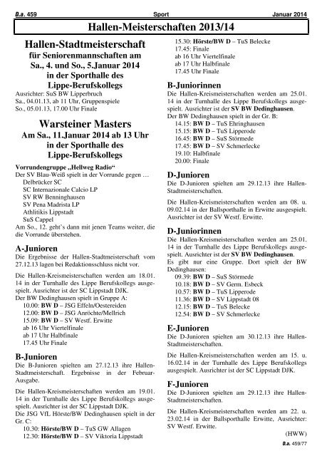 Ausgabe 459 - Dedinghausen