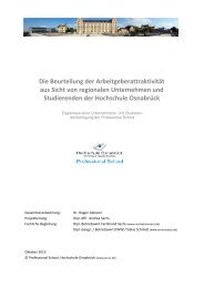 Die Beurteilung der Arbeitgeberattraktivität aus Sicht von regionalen ...