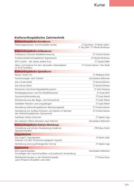 Zahntechnik 2013 / 2014 - DENTAURUM