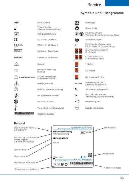 Zahntechnik 2013 / 2014 - DENTAURUM