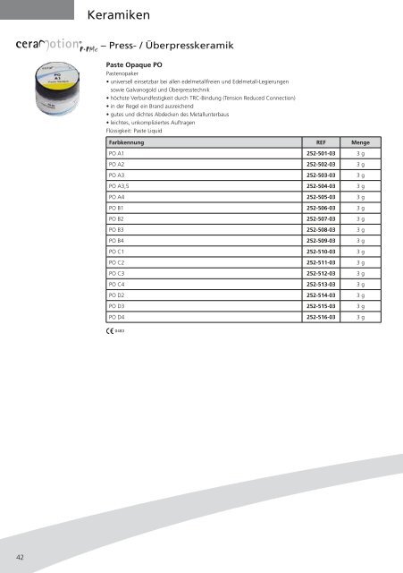 Zahntechnik 2013 / 2014 - DENTAURUM