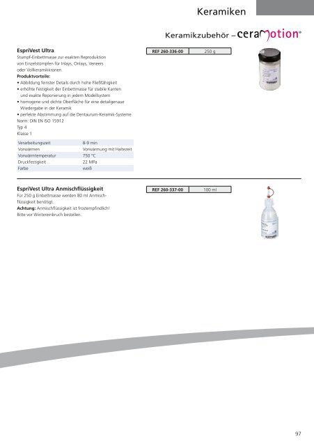 Zahntechnik 2013 / 2014 - DENTAURUM