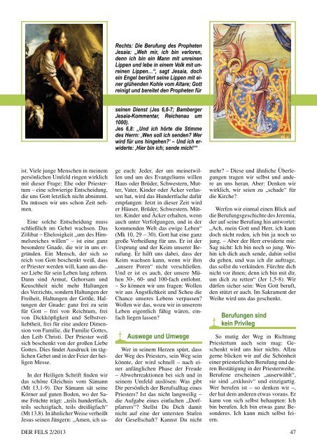 Katholisches Wort in die Zeit 44. Jahr Februar 2013 - Der Fels