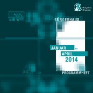 Programm Januar bis April 2014 - in Denkingen