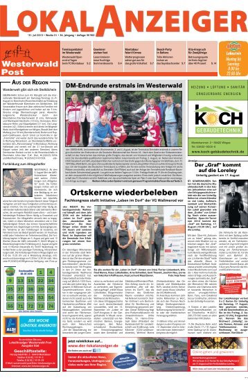 KW 31 | 31.07.2013 - Der Lokalanzeiger