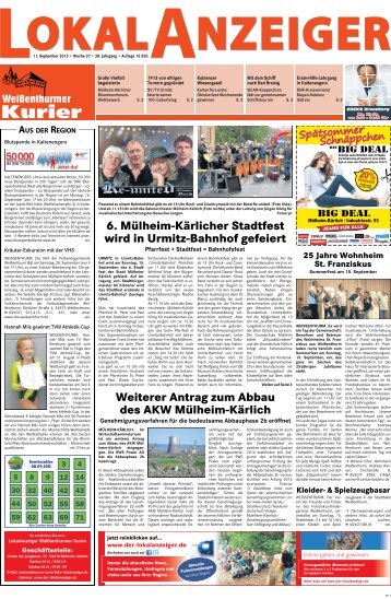 KW 37 | 11.09.2013 - Der Lokalanzeiger