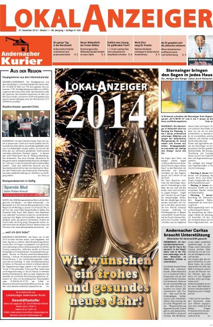 KW 1 | 01.01.2014 - Der Lokalanzeiger