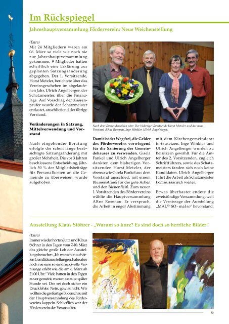 Ausgabe 2-2013 - Evangelische Kirchengemeinde Hirschberg ...