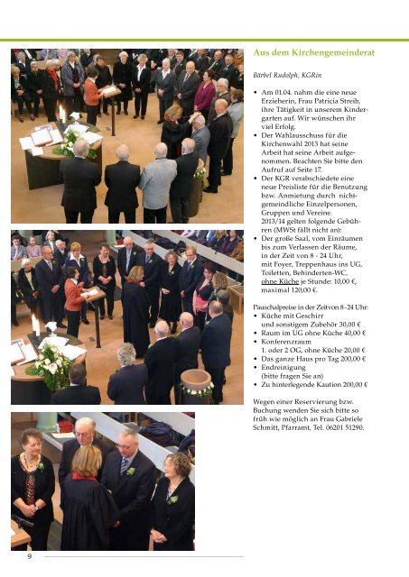 Ausgabe 2-2013 - Evangelische Kirchengemeinde Hirschberg ...