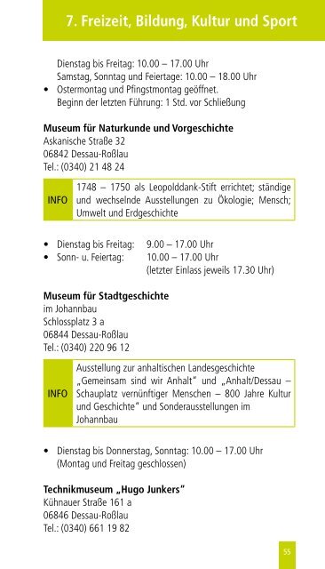 Ratgeber für Senioren 2013 - Dessau-Roßlau