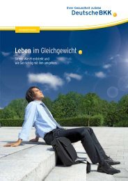 Stress - Leben im Gleichgewicht (PDF, 496 KB) - Deutsche BKK