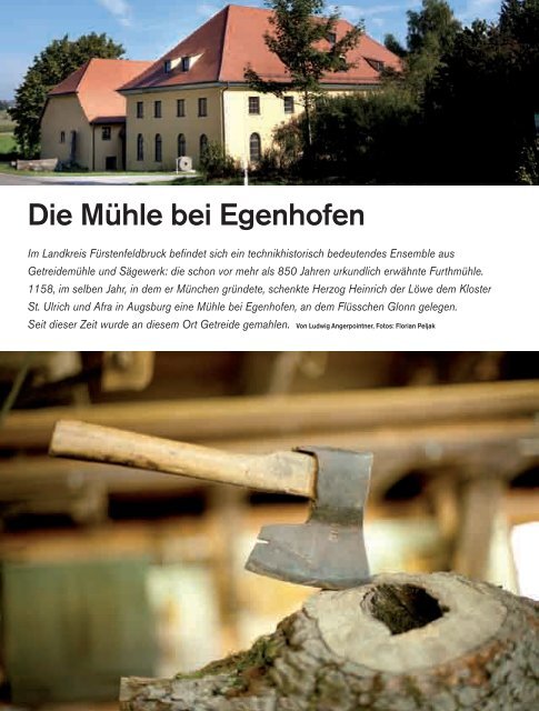 Die Mühle bei Egenhofen - Deutsches Museum