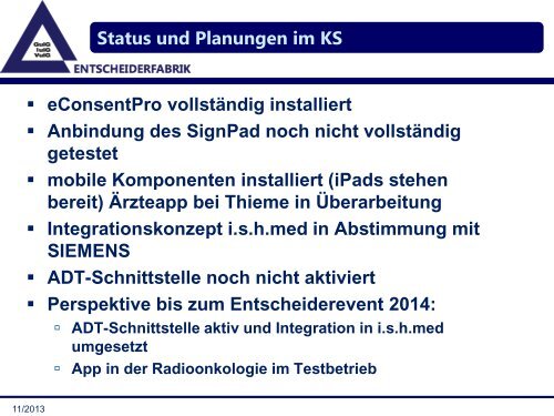 Plattform unabhängige und in die mobilen KIS-Applikationen leicht ...