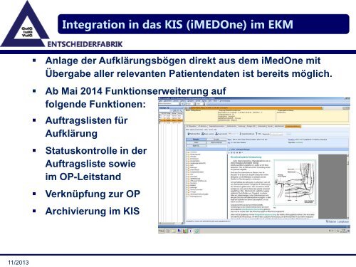 Plattform unabhängige und in die mobilen KIS-Applikationen leicht ...