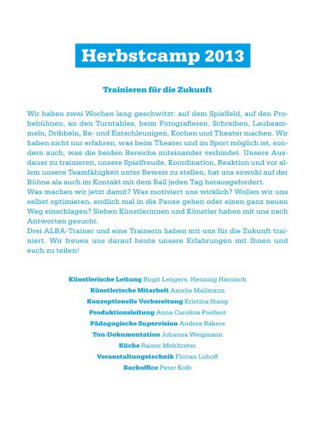 Das Programm als PDF zum Download - Deutsches Theater Berlin