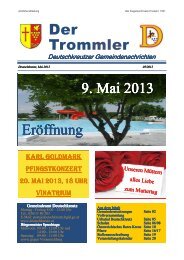Trommler Mai 2013 - Deutschkreutz