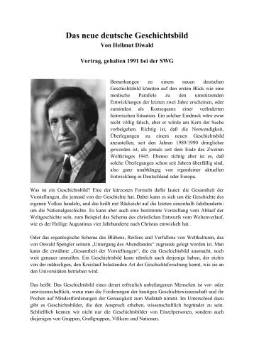 Das neue deutsche Geschichtsbild von Hellmut Diwald