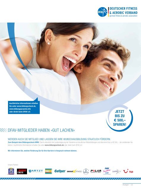 Aus- und FortbildungsprogrAmm - Deutscher Fitness und Aerobic ...