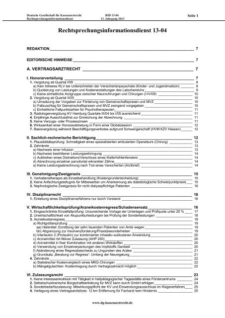 Download - Deutsche Gesellschaft für Kassenarztrecht e.V.