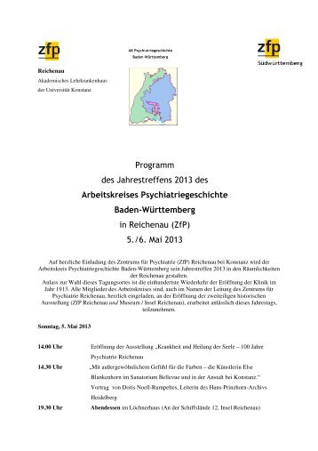 Arbeitskreises Psychiatriegeschichte Baden-Württemberg