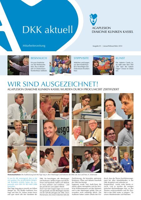 DKK aktuell 1. Quartal 2014 - AGAPLESION DIAKONIE KLINIKEN ...