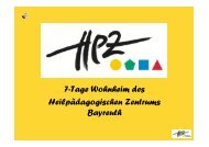 7-Tage Wohnheim des Heilpädagogischen Zentrums Bayreuth