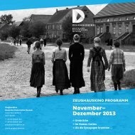 November– Dezember 2013 - Deutsches Historisches Museum