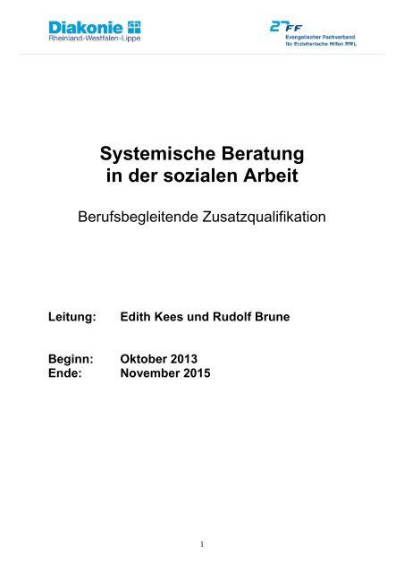 Systemische Beratung in der sozialen Arbeit