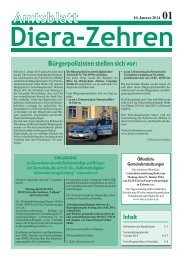 Amtsblatt 01/2014 - Diera-Zehren
