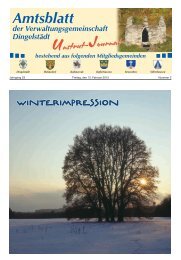 Unstrut-Journal der VG Dingelstädt