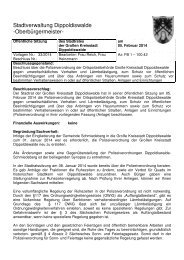 Stadtverwaltung Dippoldiswalde -Oberbürgermeister-