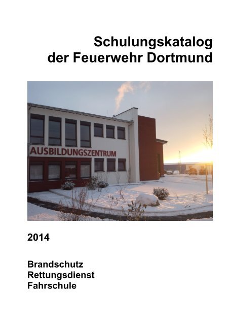 Schulungskatalog 2014 [pdf, 5,2 MB] - Stadt Dortmund