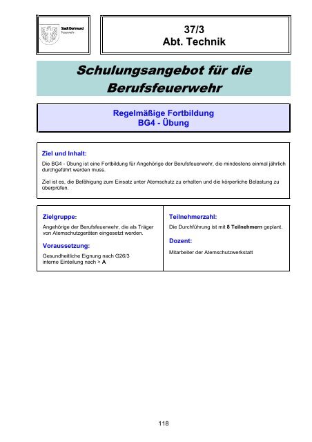 Schulungskatalog 2014 [pdf, 5,2 MB] - Stadt Dortmund