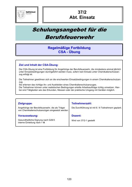 Schulungskatalog 2014 [pdf, 5,2 MB] - Stadt Dortmund