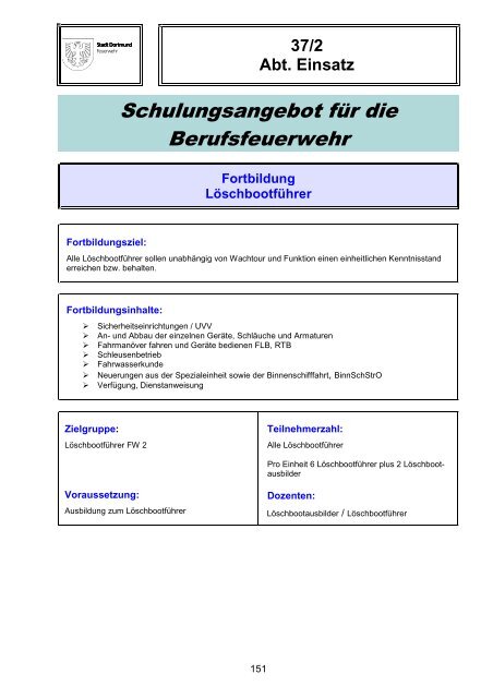 Schulungskatalog 2014 [pdf, 5,2 MB] - Stadt Dortmund